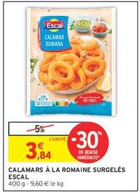 CALAMARS À LA ROMAINE SURGELÉS ESCAL