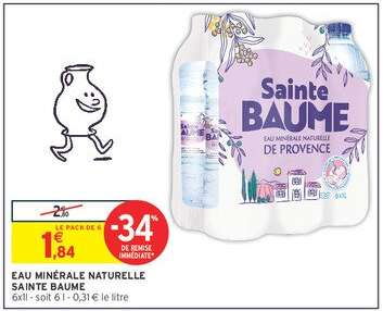 EAU MINÉRALE NATURELLE SAINTE BAUME