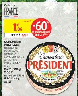 Camembert Président