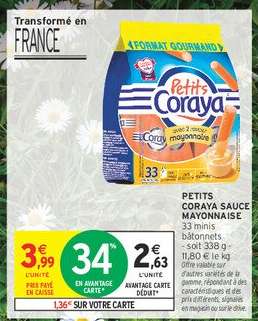 PETITS CORAYA SAUCE MAYONNAISE