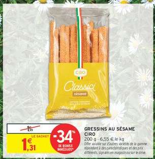 GRESSINS AU SÉSAME CIRO