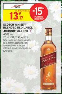 Scotch Whisky Blended Red Label Johnnie Walker