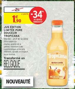 JUS ÉDITION LIMITÉE PURE DOUCEUR TROPICANA