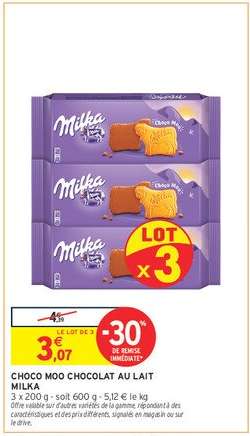 CHOCO MOO CHOCOLAT AU LAIT MILKA