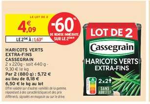 Haricots Verts Extra-Fins Cassegrain