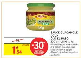SAUCE GUACAMOLE DOUX