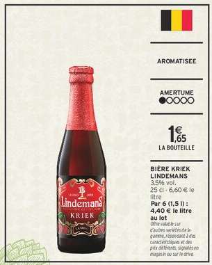 BIÈRE KRIEK LINDEMANS