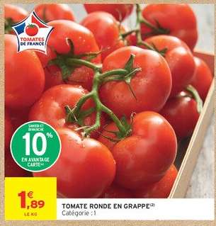 TOMATE RONDE EN GRAPPE