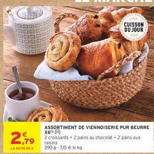 ASSORTIMENT DE VIENNOISERIE PUR BEURRE