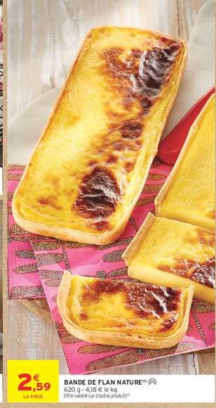 Bande De Flan Nature