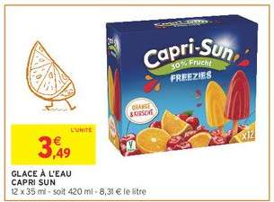 GLACE À L'EAU CAPRI SUN
