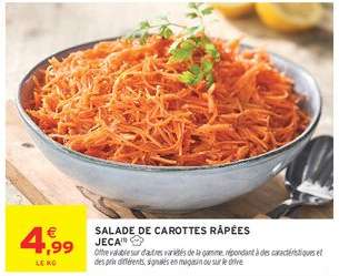 Salade de carottes râpées JECA