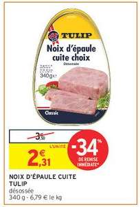 NOIX D'ÉPAULE CUITE TULIP
