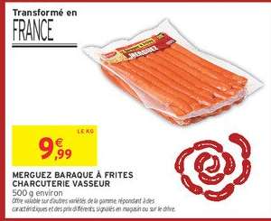 Merguez Baraque à Frites Charcuterie Vasseur