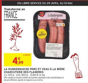 La Dunkerquoise Porc et Veau à la Bière