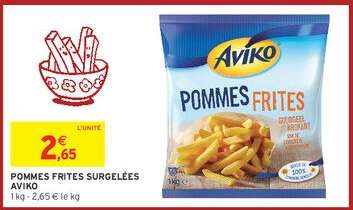 POMMES FRITES SURGELÉES AVIKO