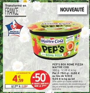 PEP'S BOX ROME PIZZA MAÎTRE COQ