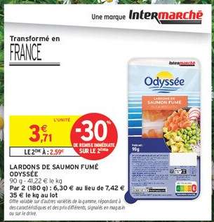 Lardons de Saumon Fumé Odyssée