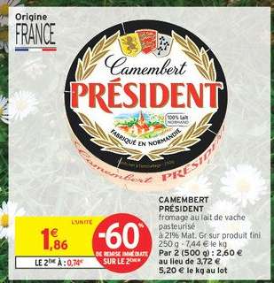 Camembert Président