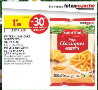 Frites Classiques Surgelées Saint Eloi