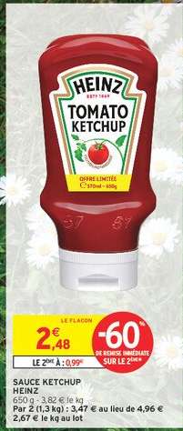 SAUCE KETCHUP HEINZ