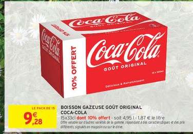 BOISSON GAZEUSE GOÛT ORIGINAL COCA-COLA