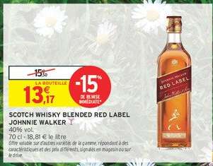 Scotch Whisky Blended Red Label Johnnie Walker
