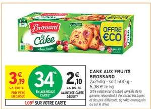 Cake aux fruits Brossard