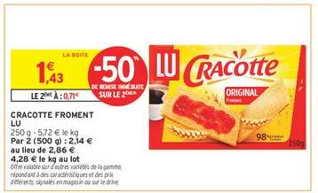 Cracotte Froment