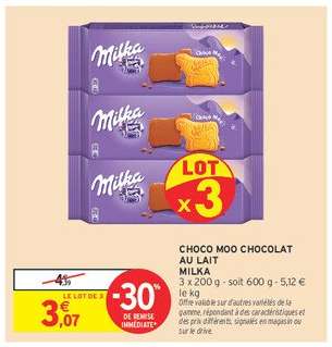 MILKA CHOCO MOO CHOCOLAT AU LAIT
