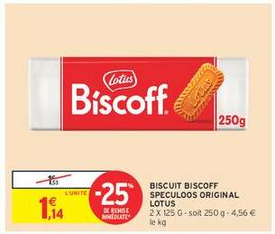 Biscuit Biscoff Speculoos Original Lotus