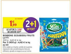 BONBONS SCOUBIDOU FRUITS LUTTI