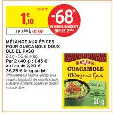 Mélange aux épices pour guacamole doux Old El Paso