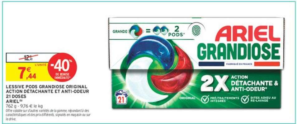 Ariel Grandiose Lessive Pods