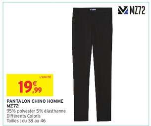 PANTALON CHINO HOMME MZ72