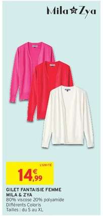 Gilet Fantaisie Femme Mila & Zya