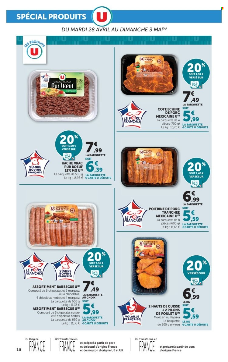 Catalogue SUPER U - 28/04/2026 - 10/05/2026. Page 18