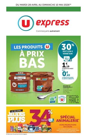 Catalogue U express - 28/04/2026 - 10/05/2026.