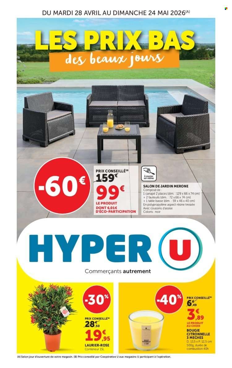 Catalogue HYPER U - 28/04/2026 - 24/05/2026.
