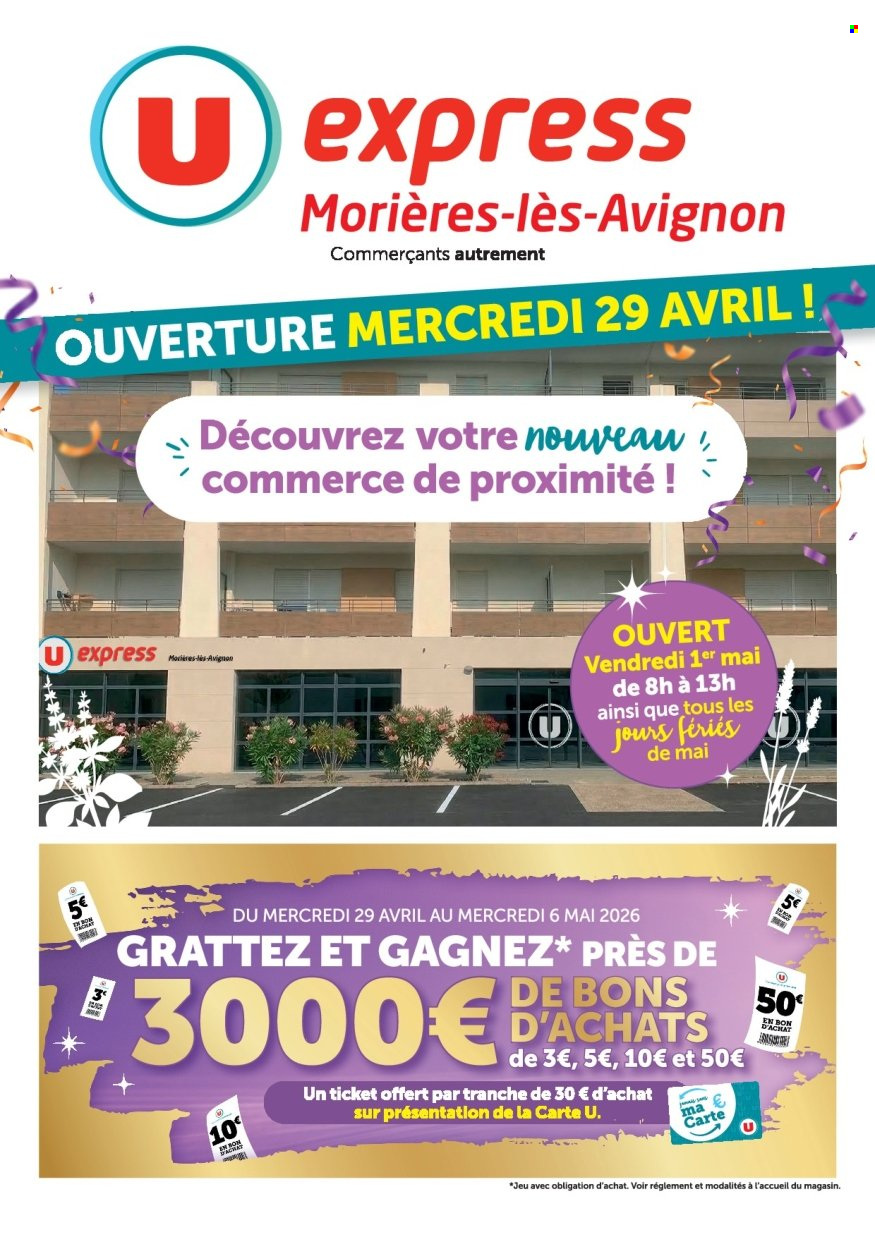 Catalogue U express - 29/04/2026 - 06/05/2026. Page 1