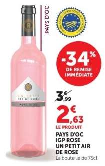PAYS D'OC IGP ROSE UN PETIT AIR DE ROSE