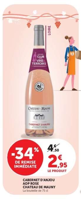 Cabernet d'Anjou AOP Rosé Chateau de Mauny