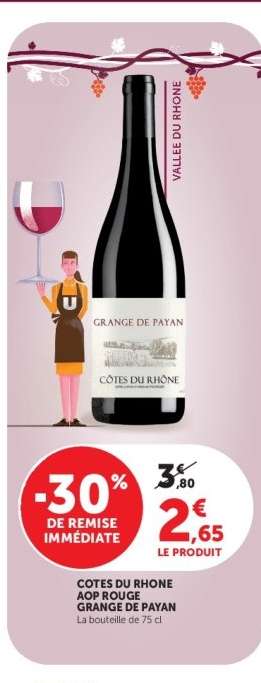 COTES DU RHONE AOP ROUGE GRANGE DE PAYAN
