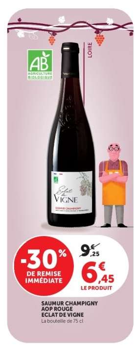 SAUMUR CHAMPIGNY AOP ROUGE ÉCLAT DE VIGNE
