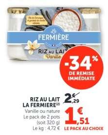 Riz Au Lait La Fermière