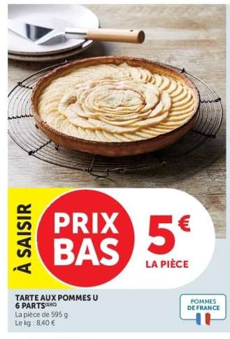 Tarte aux Pommes U