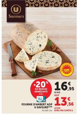 FOURME D'AMBERT AOP U SAVEURS