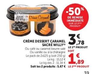 CRÈME DESSERT CARAMEL SACRÉ WILLY