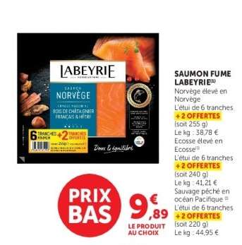 SAUMON FUMÉ LABEYRIE