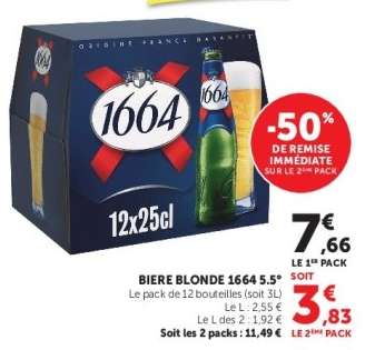 BIERE BLONDE 1664 5,5°